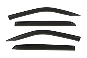 Ram 1500 Side Window Deflectors - Rough Country - Tape On Rain Guard - '19-'25
